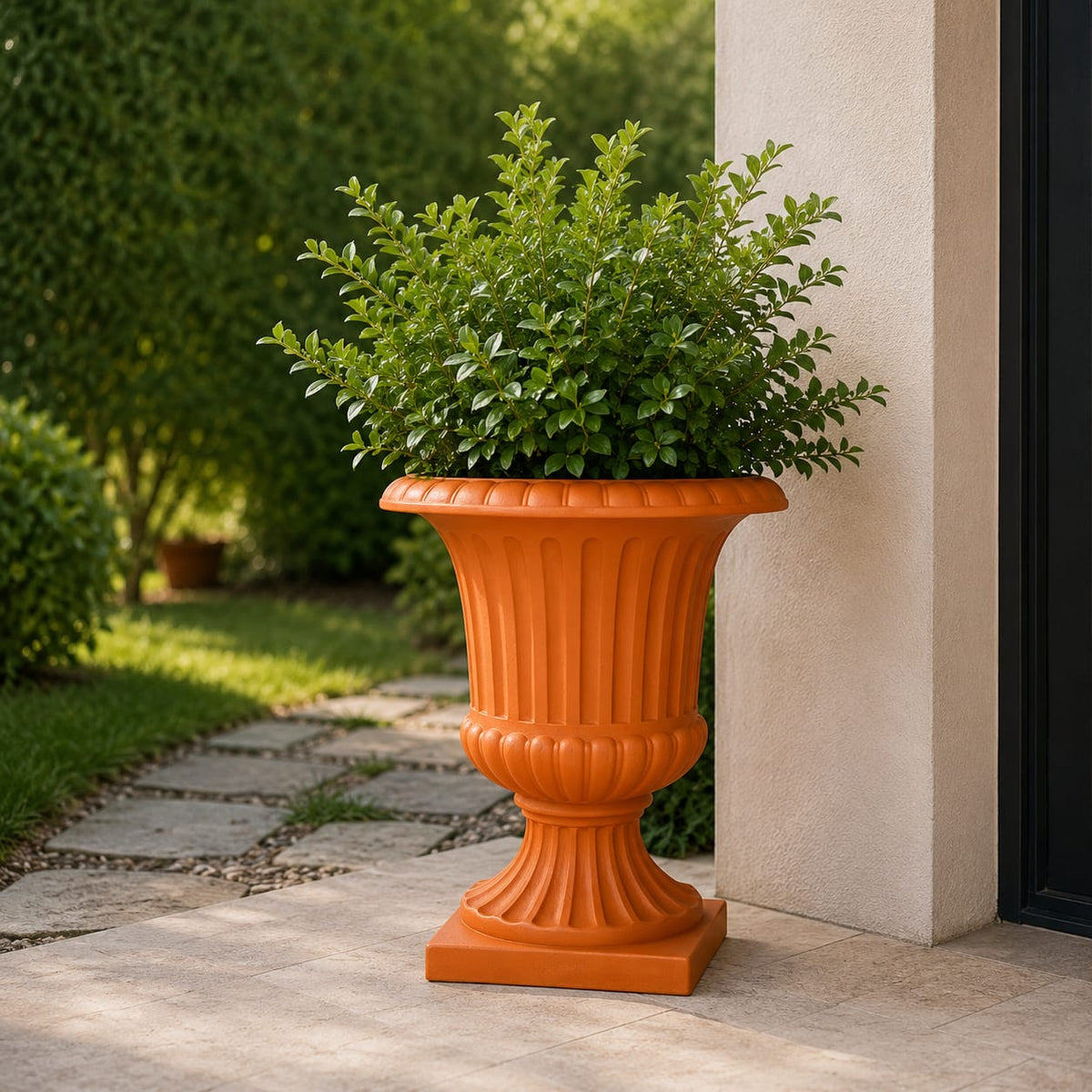 Macetero Copa Romana Naranja