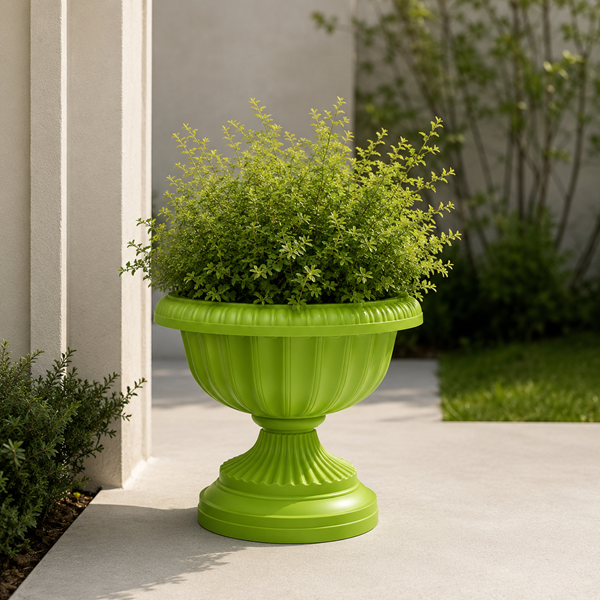 Macetero Copa 30 cm Verde Lima