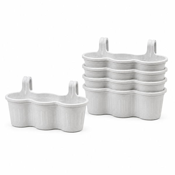 Jardinera Balcón Triple Mármol