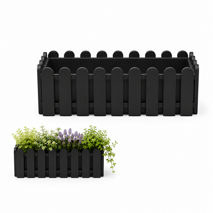 Jardinera Reja Negra