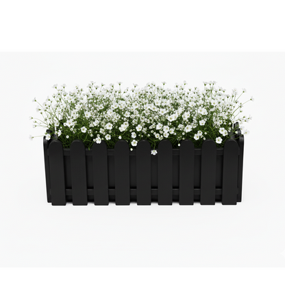 Jardinera Reja Negra