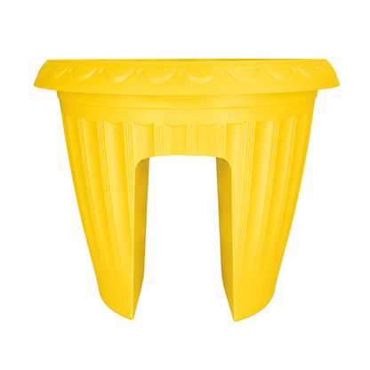 Macetero Balcón Alforja Amarillo
