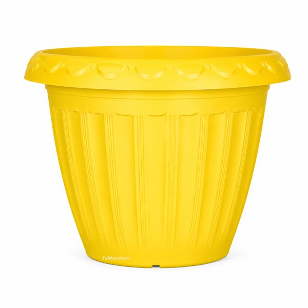 Macetero Balcón Alforja Amarillo