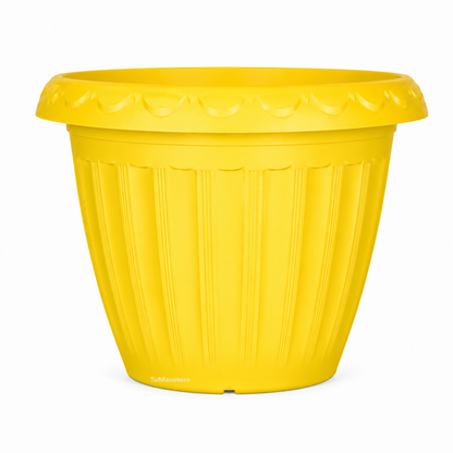 Macetero Balcón Alforja Amarillo
