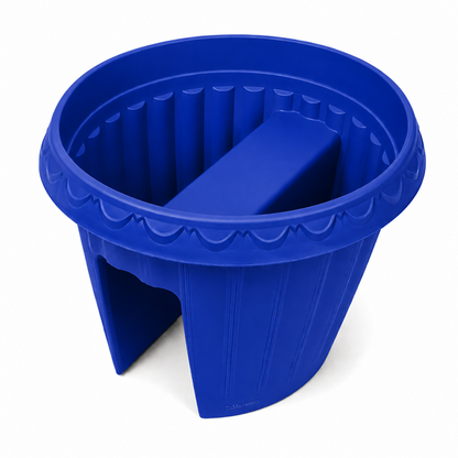 Macetero Balcón Alforja Azul