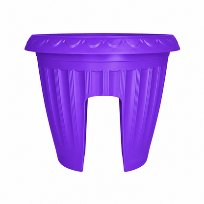 Macetero Balcón Alforja Morado