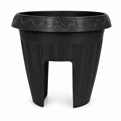 Macetero Balcón Alforja Negro