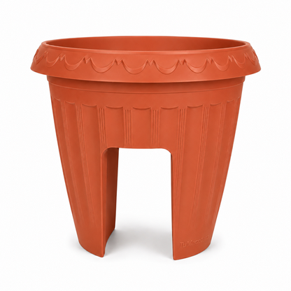 Macetero Balcón Alforja Terracota
