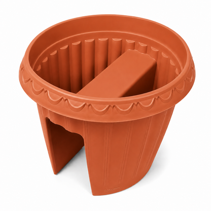 Macetero Balcón Alforja Terracota