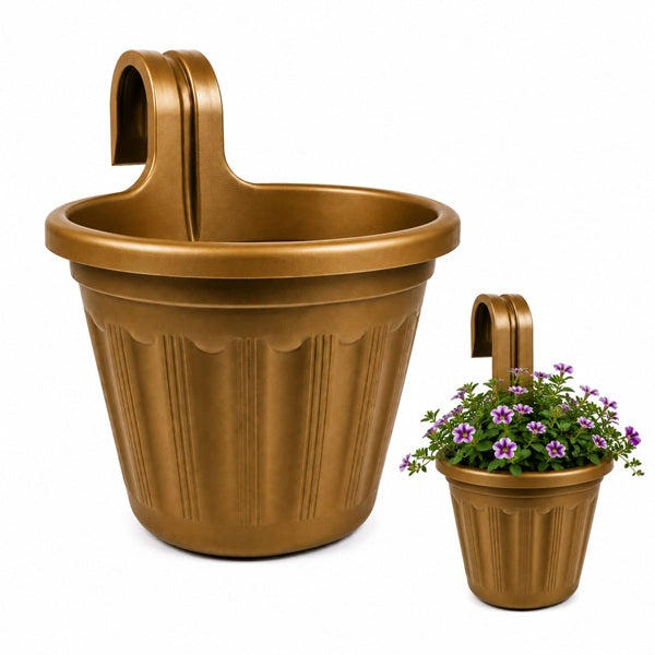 Jardinera Balcón Simple Bronce