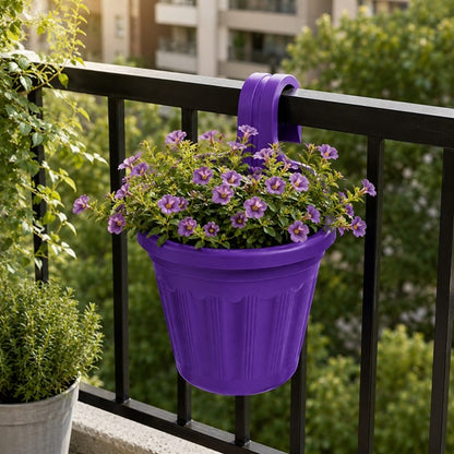 Jardinera Balcón Simple Morado