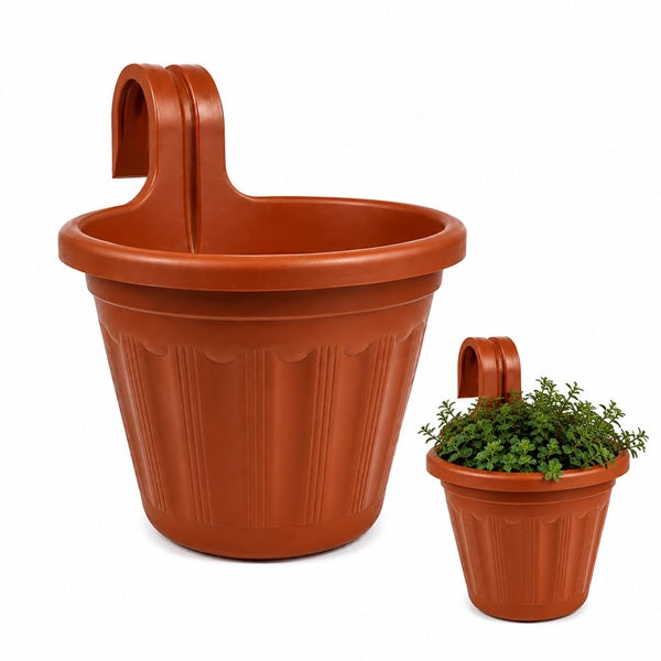 Jardinera Balcón Simple Terracota