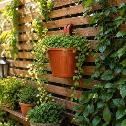 Jardinera Balcón Simple Terracota