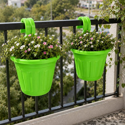 Jardinera Balcón Simple Verde Lima