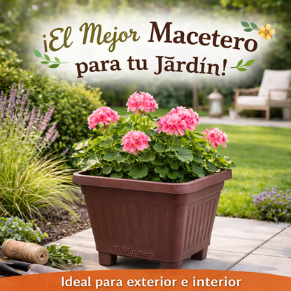 Macetero Plástico Cuadrado 10 cm