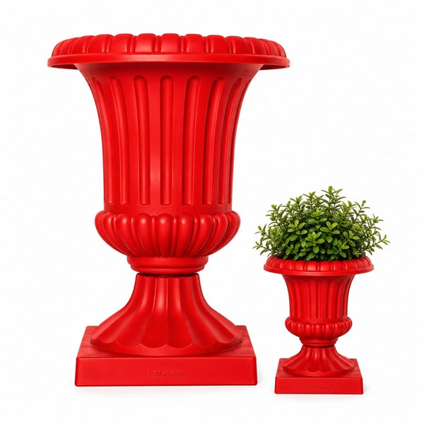 Macetero Copa Romana Roja