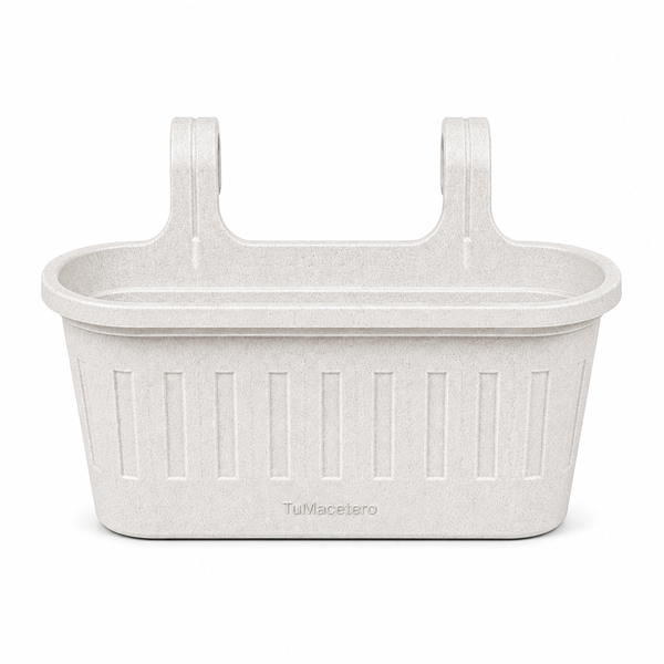 Jardinera Balcón Doble Mármol
