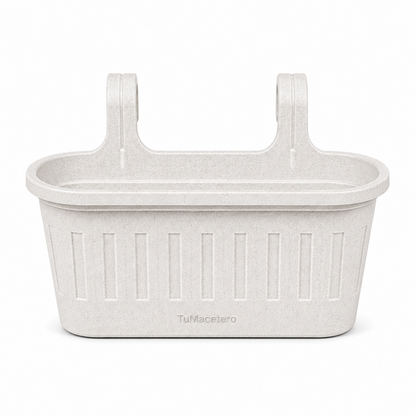 Jardinera Balcón Doble Mármol
