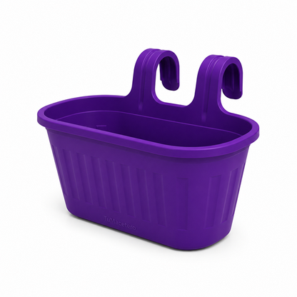 Jardinera Balcón Doble Morado
