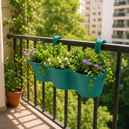Jardinera Balcón Triple Calipso