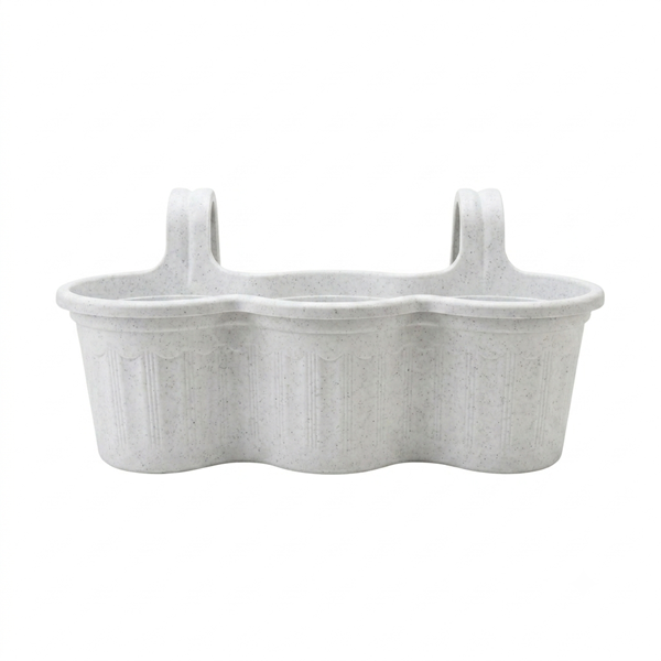 Jardinera Balcón Triple Mármol