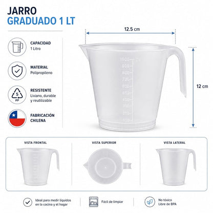 Jarro Graduado 1 lt