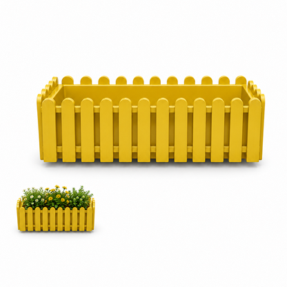 Jardinera Reja Amarilla