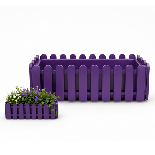 Jardinera Reja Morada