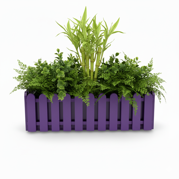 Jardinera Reja Morada