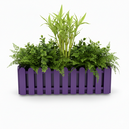 Jardinera Reja Morada