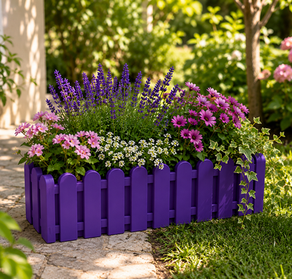 Jardinera Reja Morada