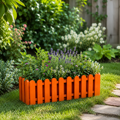 Jardinera Reja Naranja