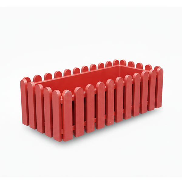 Jardinera Reja Roja