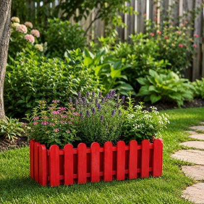 Jardinera Reja Roja