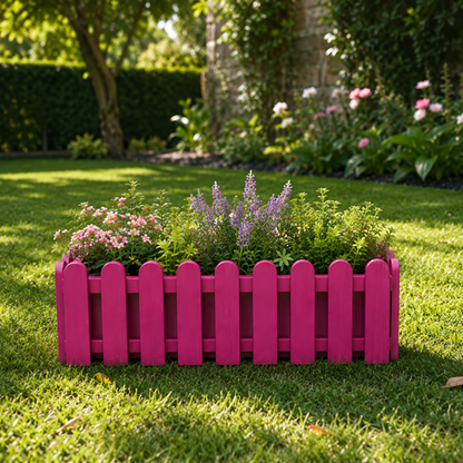 Jardinera Reja Rosada