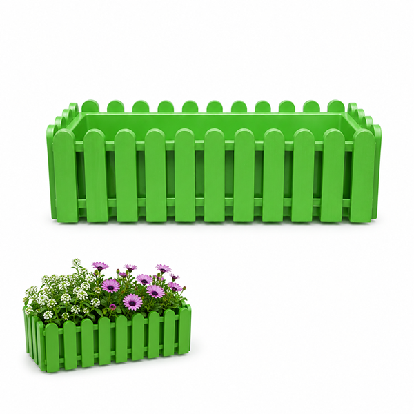 Jardinera Reja Verde Lima