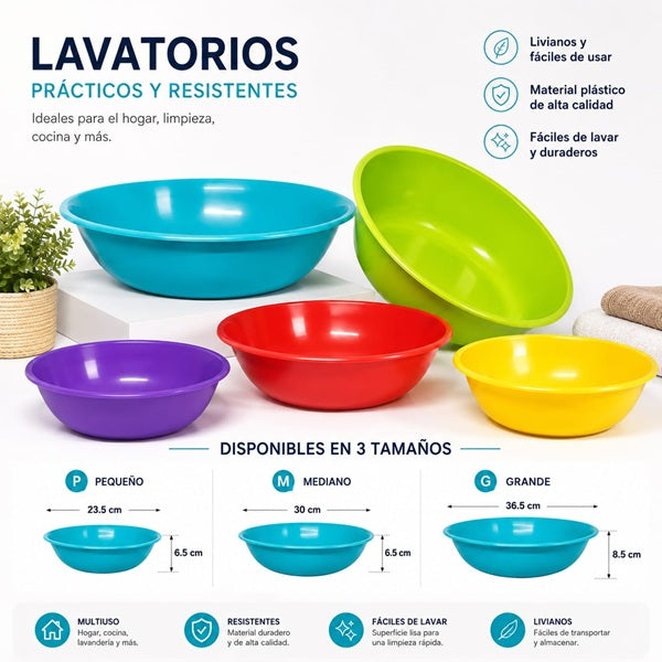 Lavatorio Plástico Pequeño