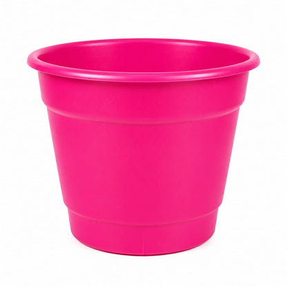 Macetero Redondo Liso Rosado