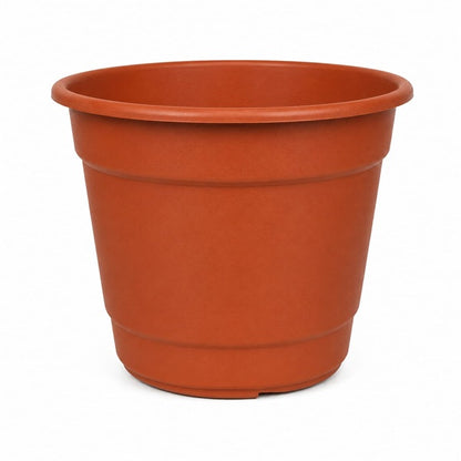 Macetero Redondo Liso Terracota