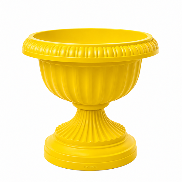 Macetero Copa 30 cm Amarillo