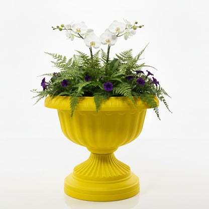 Macetero Copa 30 cm Amarillo