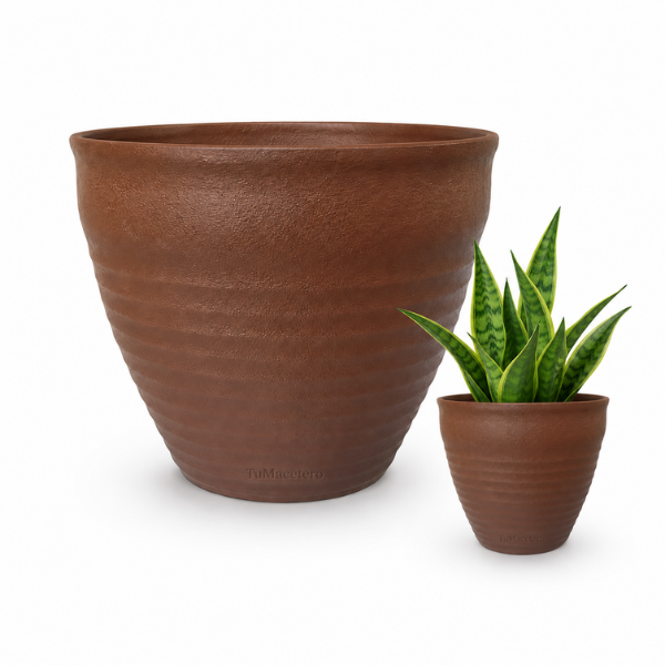 Macetero Redondo Griego Terracota