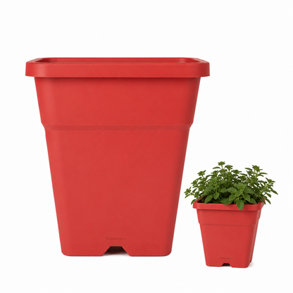 Macetero Plástico Rectangular Indoor 14 cm