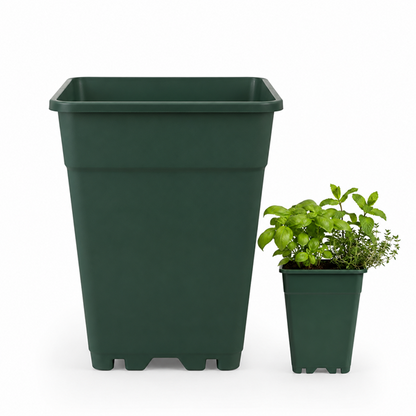 Macetero Plástico Rectangular Indoor 14 cm