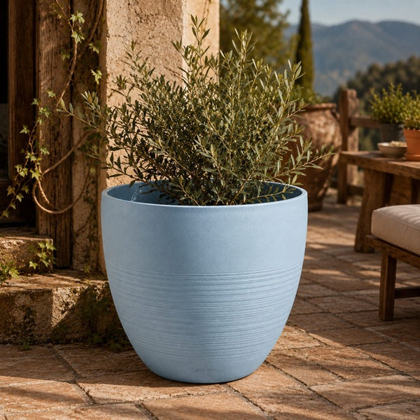 Macetero Colonial Azul Grey