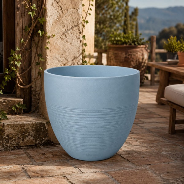 Macetero Colonial Azul Grey