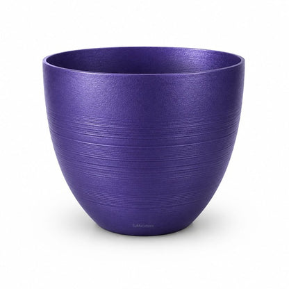 Macetero Colonial Morado Metalizado