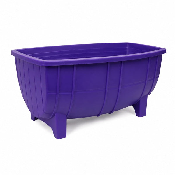 Macetero Medio Barril Morado
