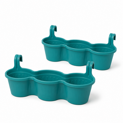 Jardinera Balcón Triple Calipso