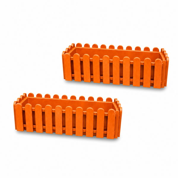 Jardinera Reja Naranja